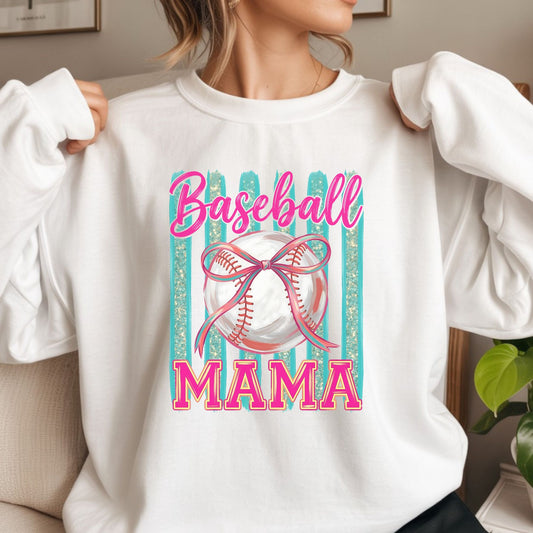 baseball-mama-turquoise-stripes-dtf-transfer-tee-hoodie