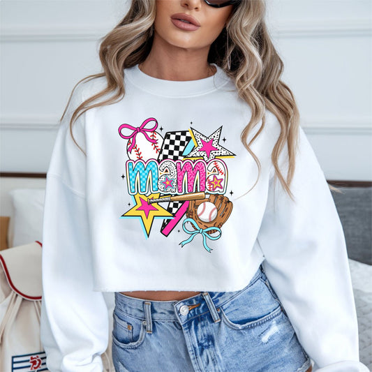 cool-baseball-mama-stars-checkered-lightning-dtf-transfer-tee-hoodie