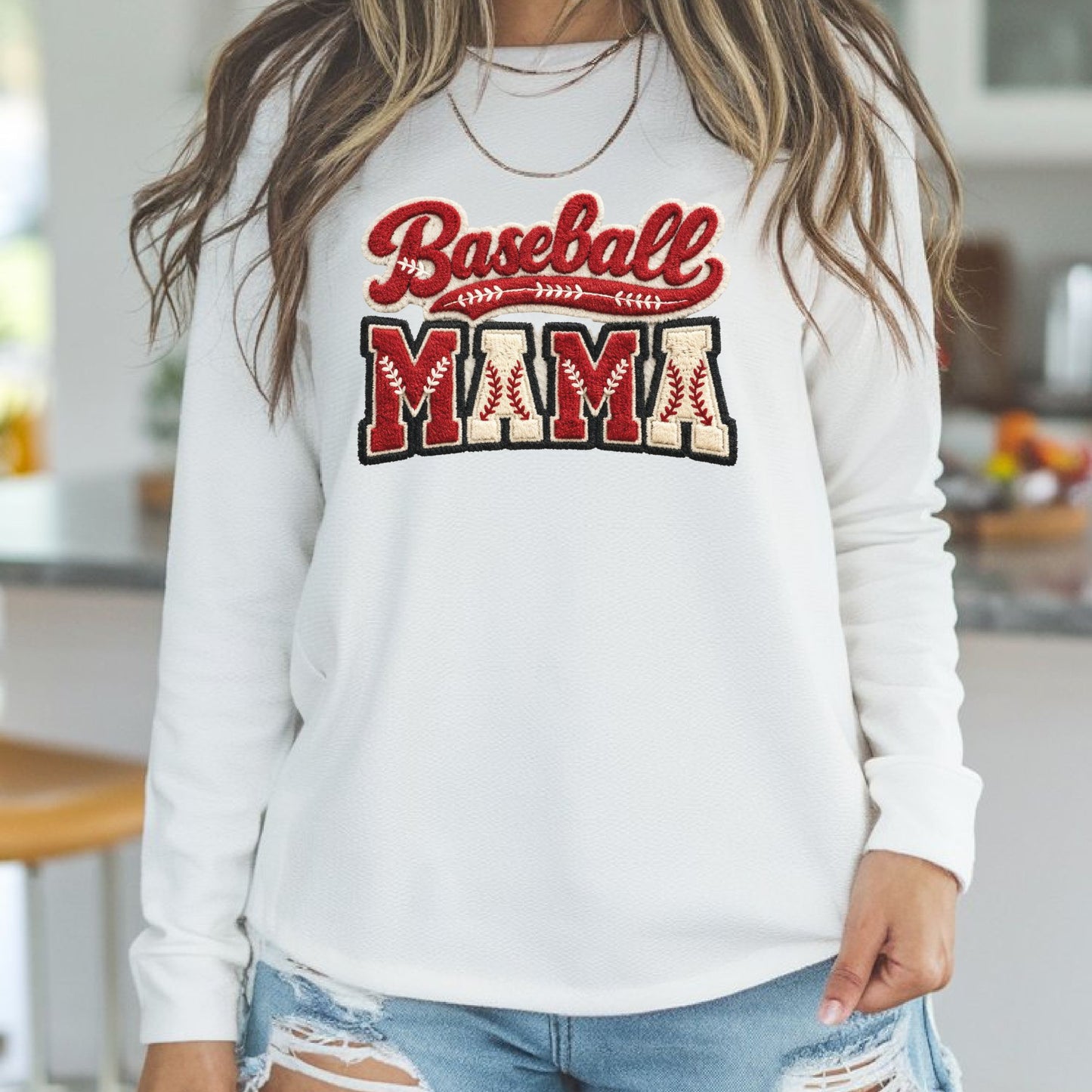 faux-yarn-red-baseball-mama-dtf-transfer-tee-hoodie
