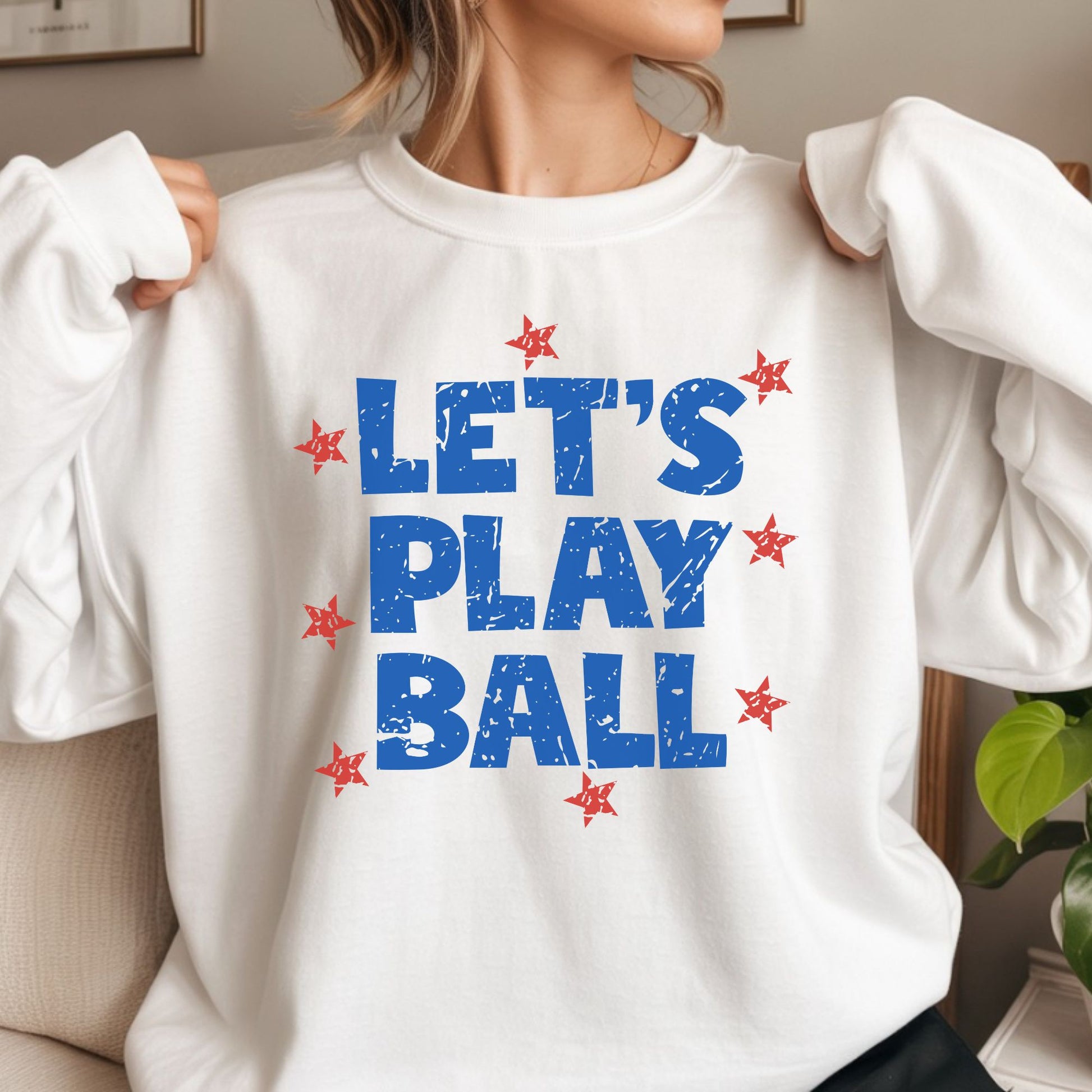 Let’s Play Ball Shirt DTF Transfer | Baseball Game Day Tee | Gimme Vibes
