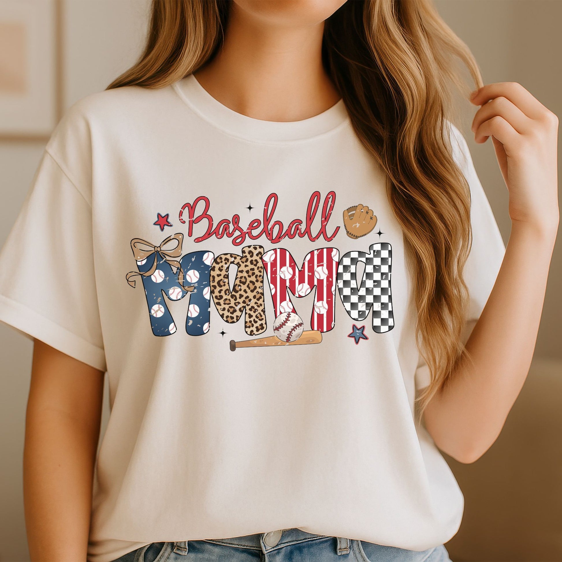 retro-baseball-mama-leopard-checkered-dtf-transfer-tee-hoodie