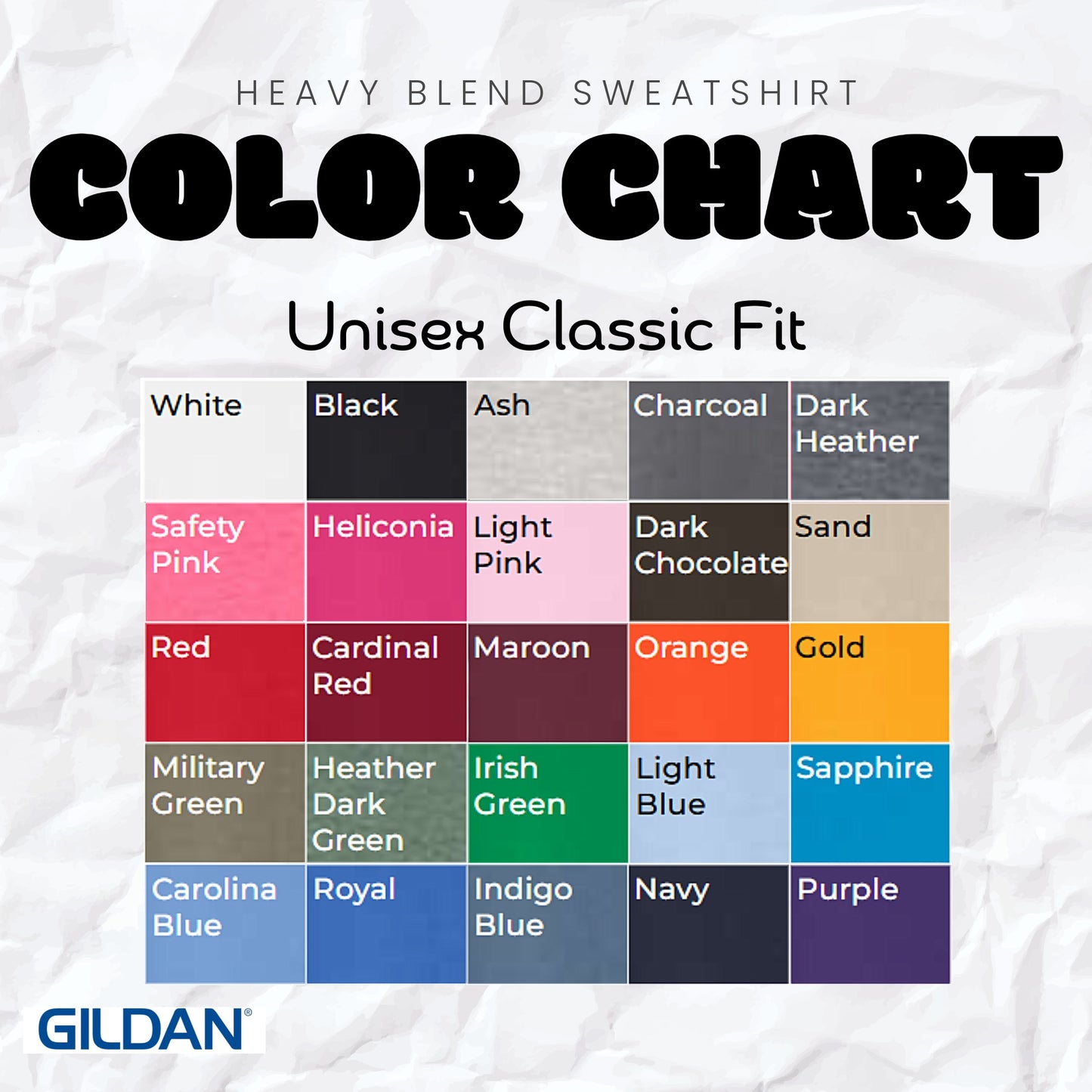 Custom Crewneck – Upload Your Artwork | Classic Fit Sweatshirt