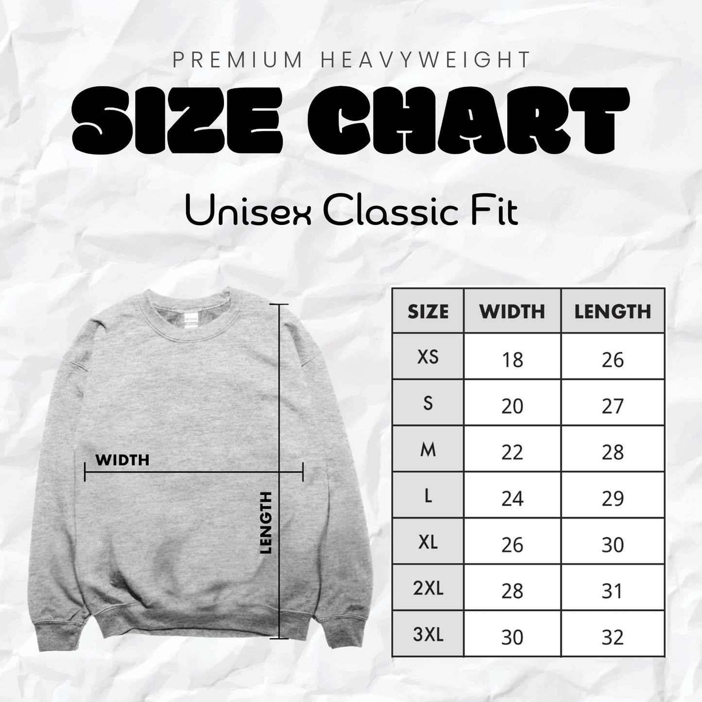 Custom Crewneck – Upload Your Artwork | Classic Fit Sweatshirt